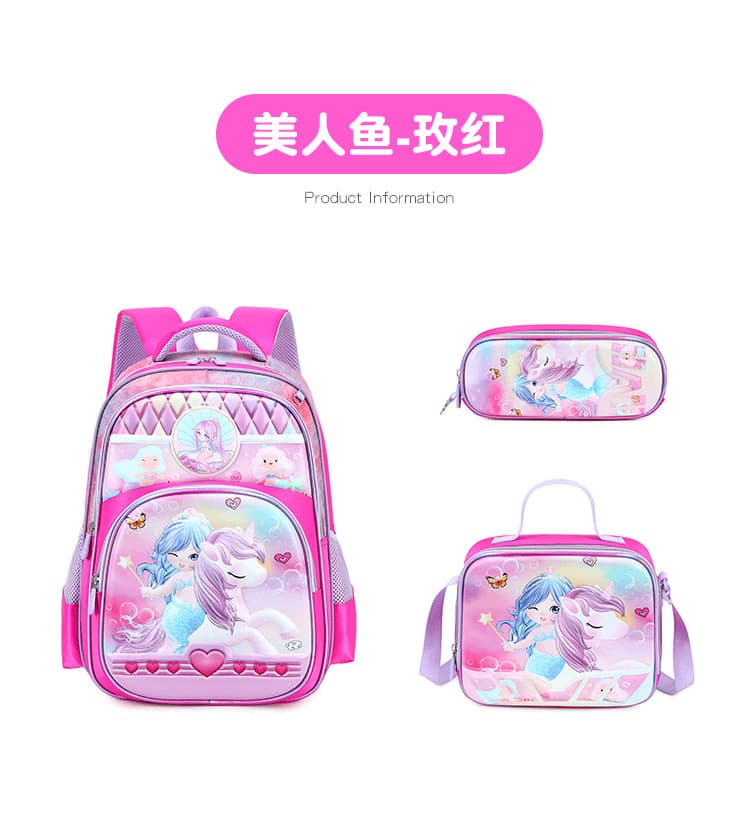 School Bag for Elementary Students Grades 3-6, 3D Hard Shell, Spine Protection and Weight Reduction, Ergonomic Backpack