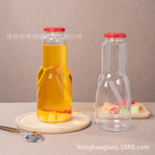 Beverage Bottle, Juice Bottle, Canning Jar, Glass Juice Bottle, Glass Beverage Bottle, 1000ml Glass Bottle