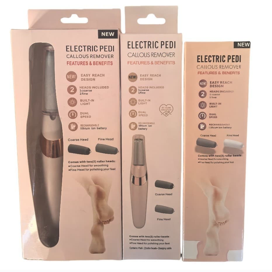 Cross-border rechargeable foot file, household fully automatic handheld foot file, removes calluses and dead skin, foot scrubber, foot care tool.