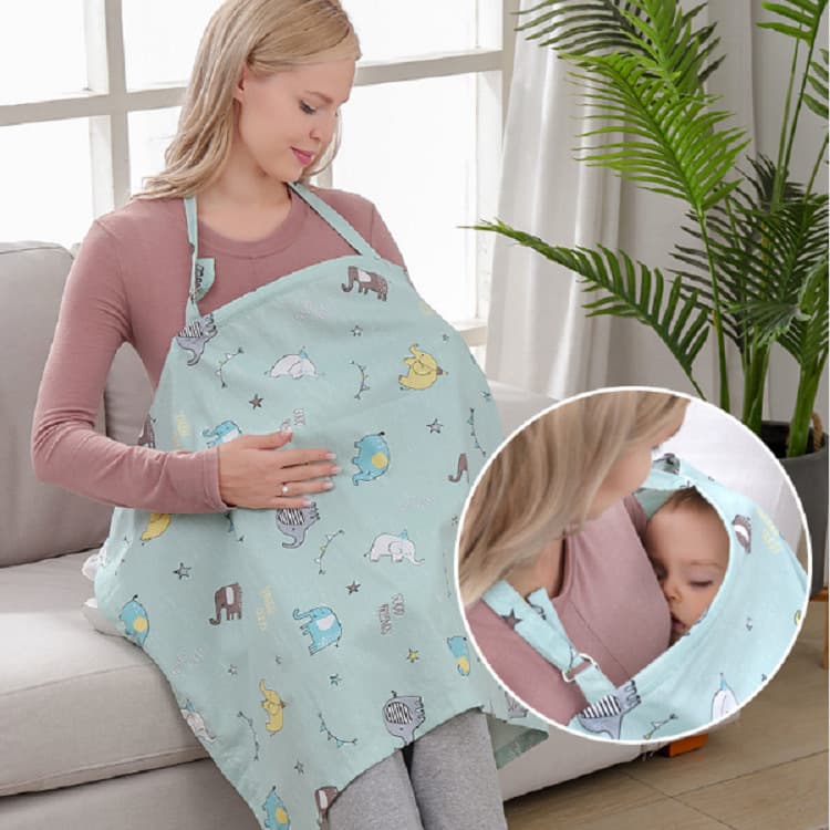 Nursing Cover Breastfeeding Poncho Spring Summer Autumn Wrap Top Cover-up Shoulder Cape Modesty Scarf