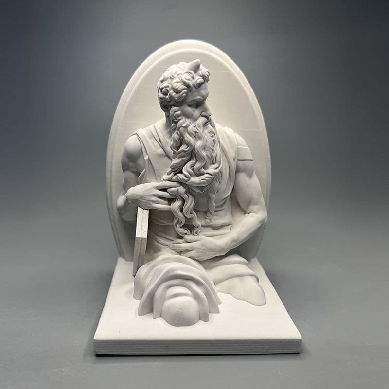 Moses Figure Sculpture Art Plaster Statue Aromatherapy Stone Desktop Decoration Premium Niche Gift Art Teaching Tool