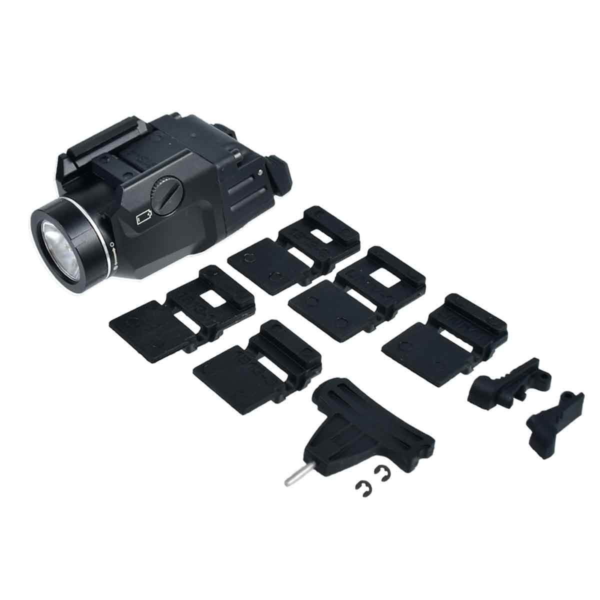 TLR-7 X Tactical Metal Underbarrel Flashlight LED High Lumen Strobe 800 Lumens Outdoor Camping Mini Gun Light