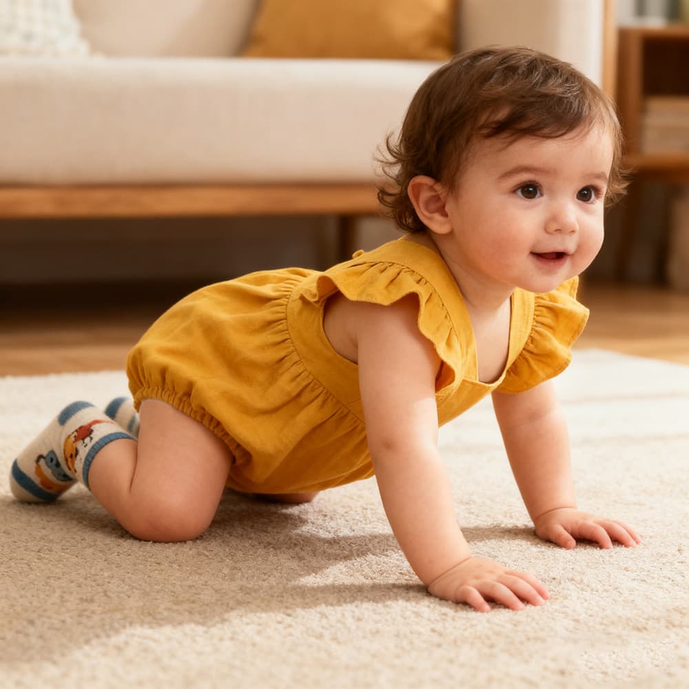 Wholesale Baby Romper Jumpsuit Crawling Suit Cotton Linen Baby Bodysuit Ins Summer