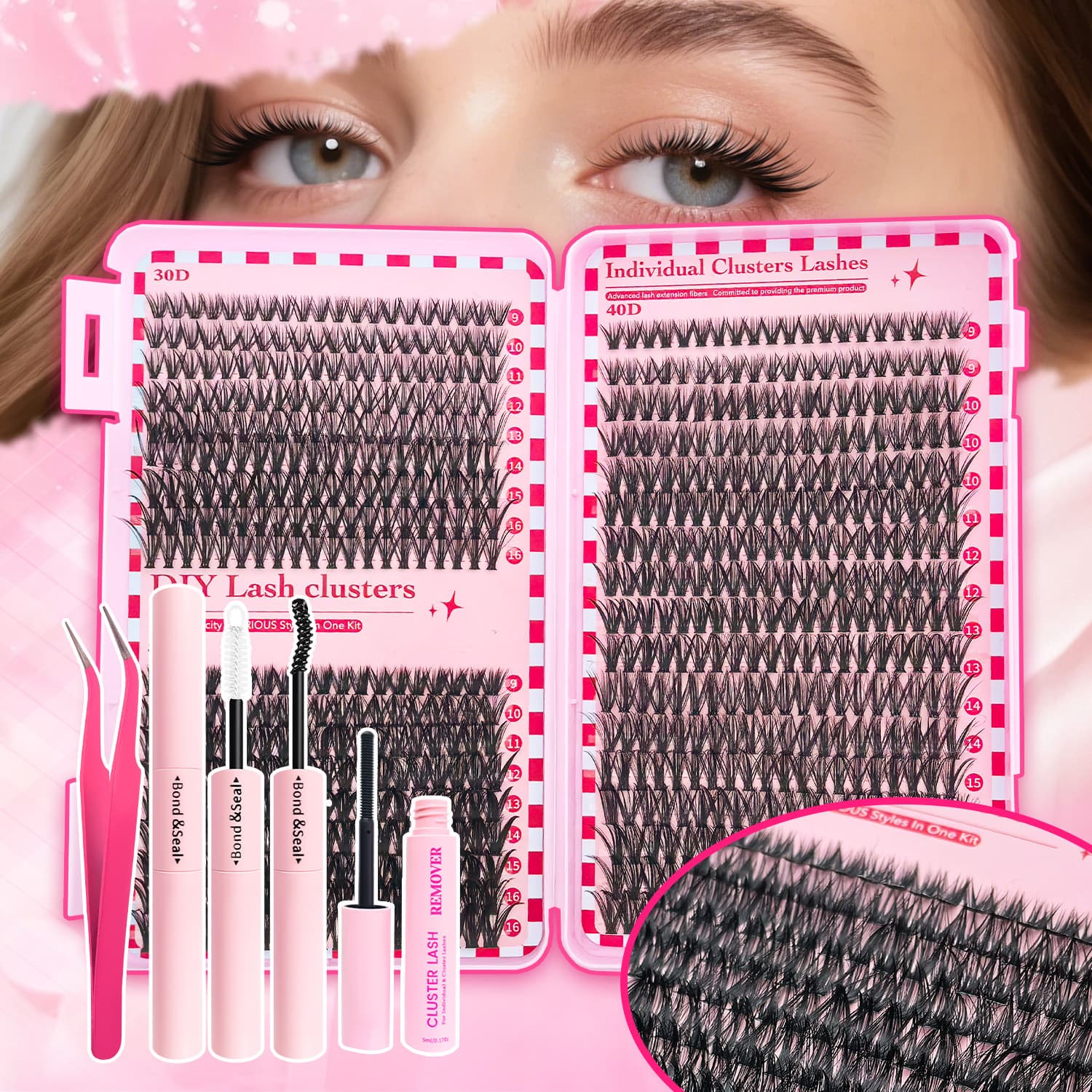 Amazon 30D40D50D35 row false eyelashes foreign trade Duomao eyelash book European and American cross-border eyelashes wholesale