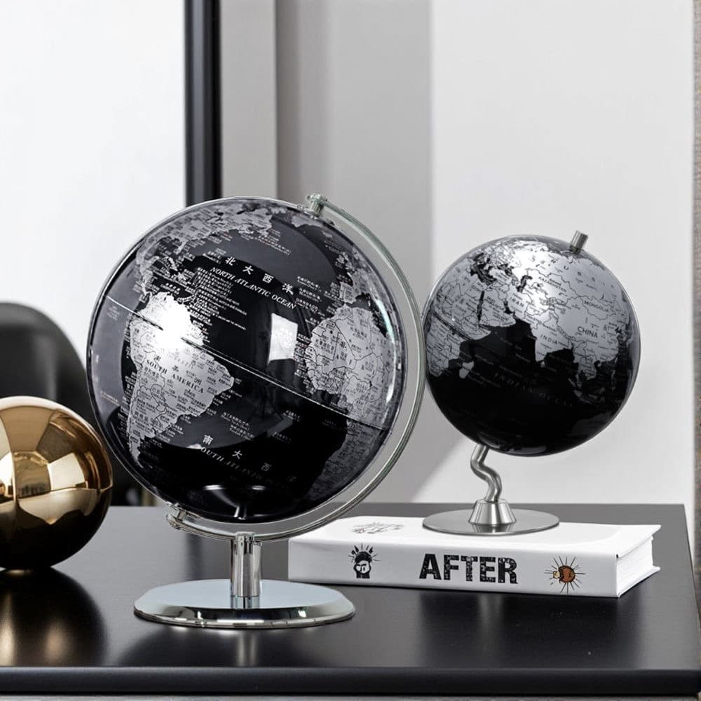 High-end Minimalist English Globe Ornament for Luxe Office, Study, Living Room Desktop Craft Home Decor