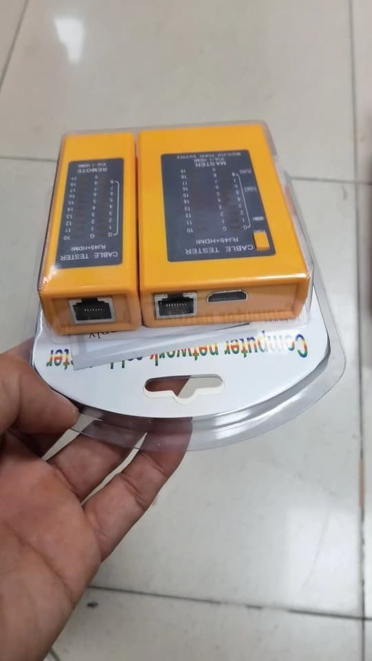 AR Multi-function HD Data Cable and Network Cable Tester, HDMI+RJ45 Network Interface Tester