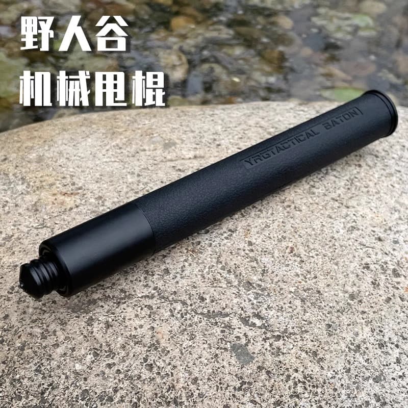 Yeren Valley New Standard Mechanical Baton Light and Heavy Duty Self-Defense Legal Weapon Car Vehicle Protection Anti-Theft Three-Section Telescopic Stick