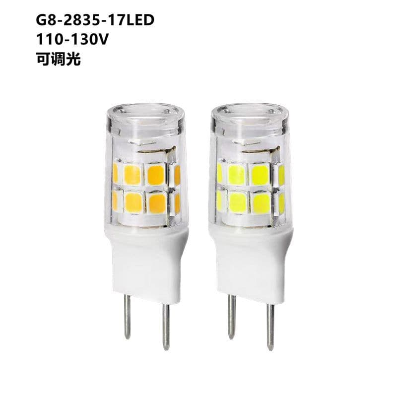 G8 Thick Pin 17LED/3W Dimmable Small Corn Ceramic Bulb 110V Replacement Halogen, Amazon Hot Seller
