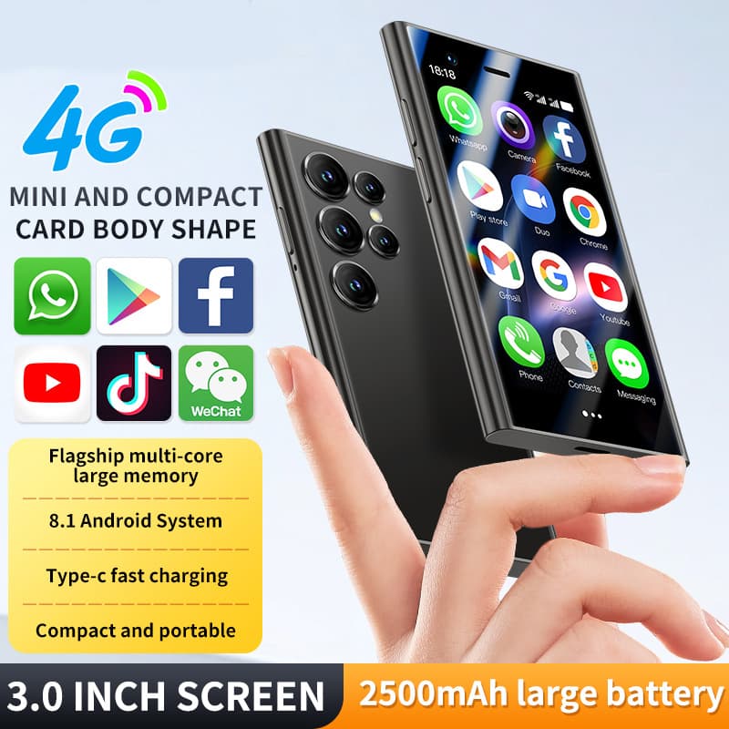 Cross-border Smartphone xS24Pro Mini Phone 3.0-inch Small Screen Phone Factory Direct Africa Export
