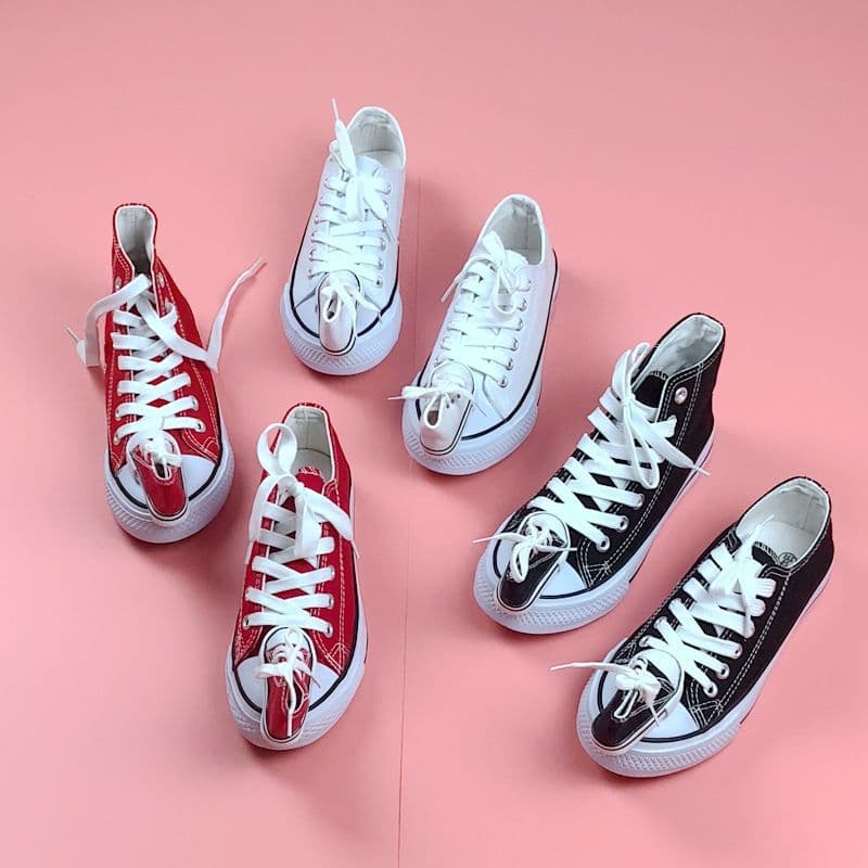 Soft Girl Shoes Ins High-Top Canvas Shoes for Female Students Korean Original Style AJ Women's Shoes Big Shoes Small Shoes Funny Novelty C