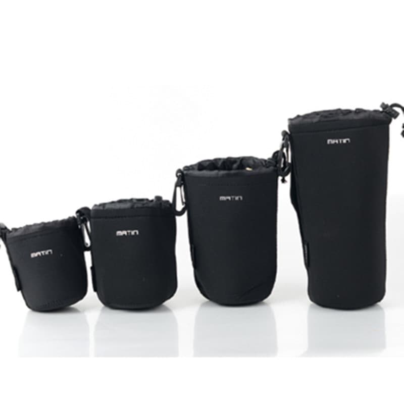 Matian Lens Pouch Dongguan Manufacturer Thick Elastic Neoprene DSLR Camera Lens Tube Protective Case Soft Pouch Ready Stock Wholesale