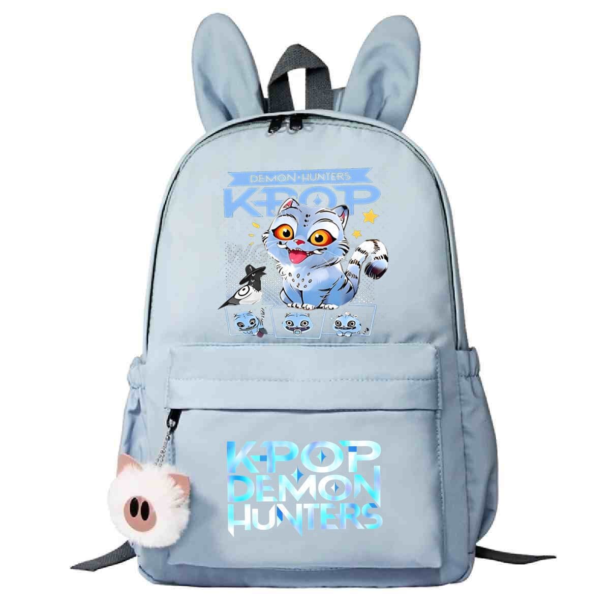 Kpop Hunter Witch Group Cute Rabbit Ears Personalized Backpack Foreign Trade College Style Ins Trend Middle School Student Bag