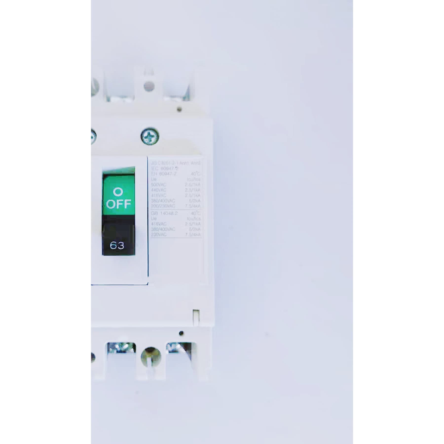 General system NF63-CW molded case circuit breaker 3P air switch 20A 32A 40A 50A 63A NF63-SW