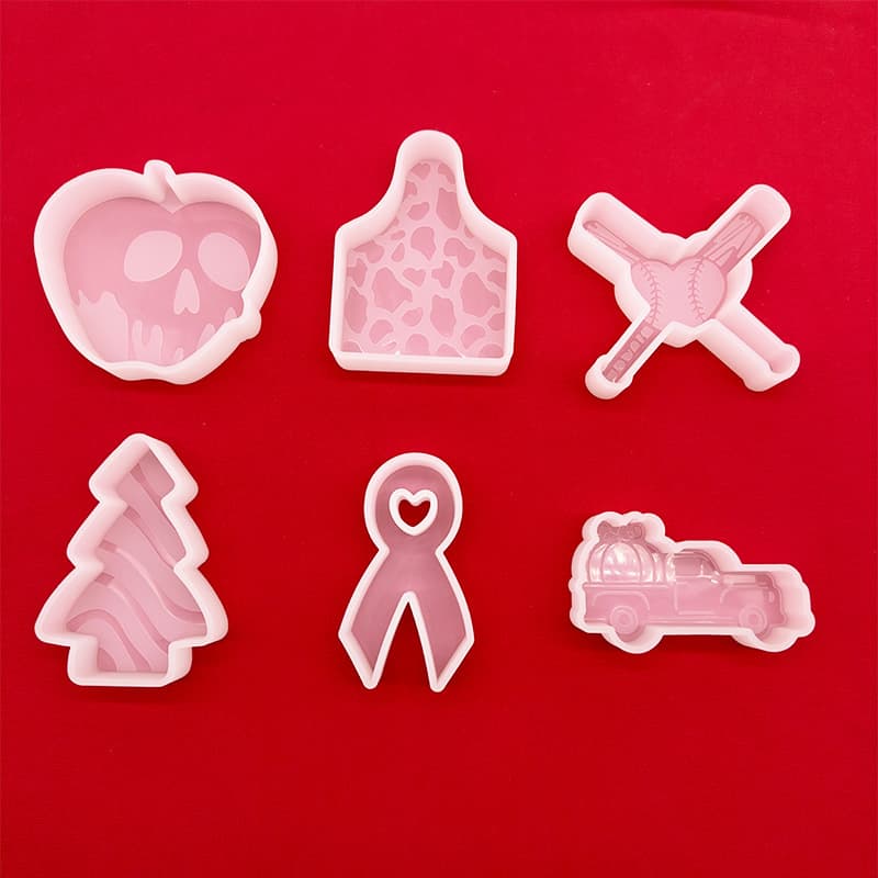 Poison Apple Cow Brand Car Aromatherapy Candle Silicone Mold DIY Pumpkin Car Love Baseball Epoxy Resin Mold