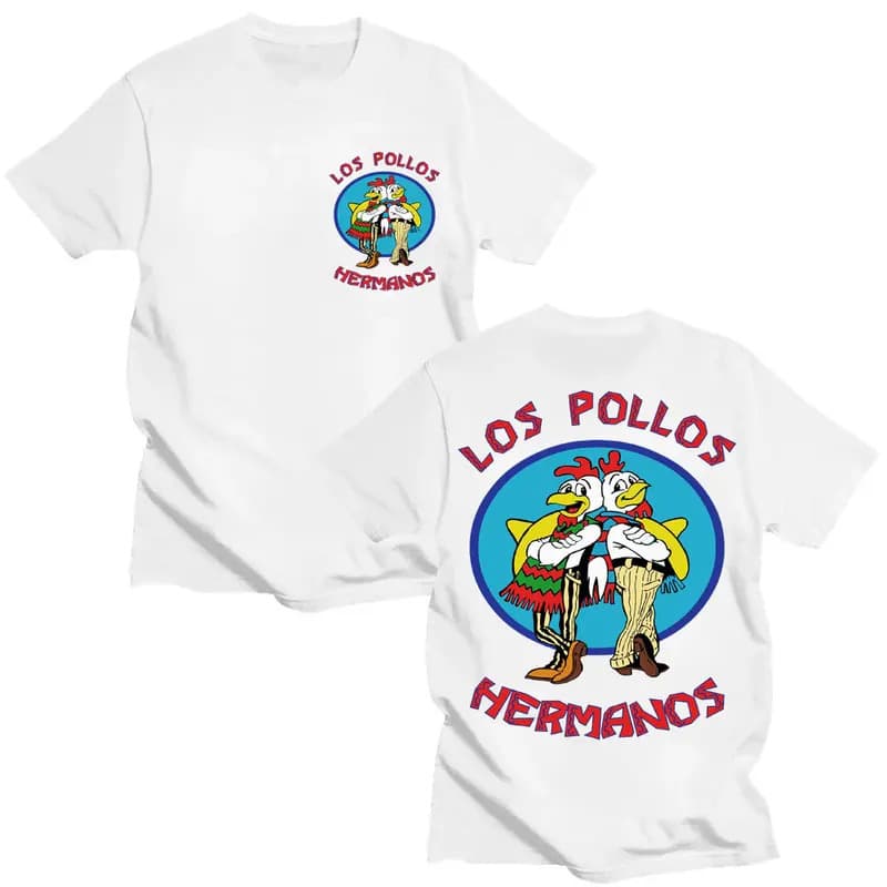 European size cotton T-shirt TV Series Breaking Bad Los Pollos Hermanos T Shir