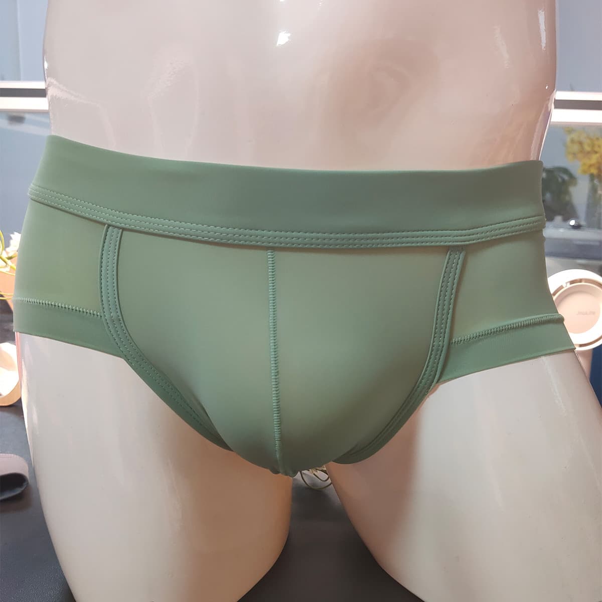 2025 Summer New Style Nylon Boxer Briefs Ice Silk Low-Rise Four-Corner Quick-Dry Cool Men's Underwear