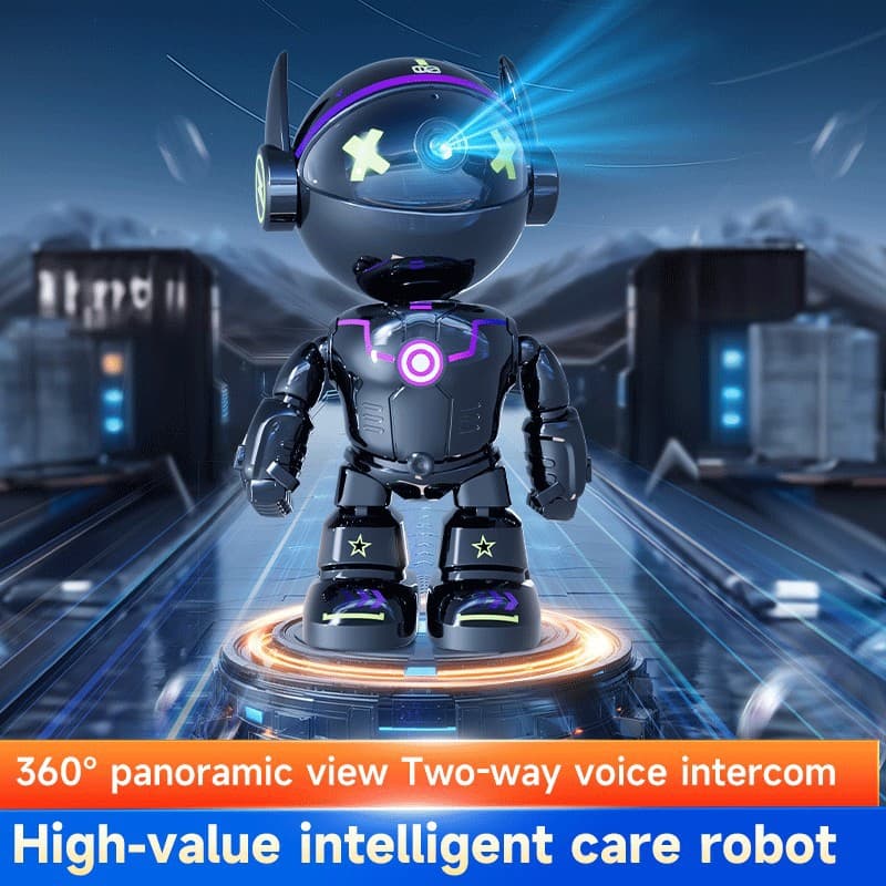 WiFi electroplating robot monitoring camera, home high-definition night vision wireless baby monitor, cross-border e-commerce model.