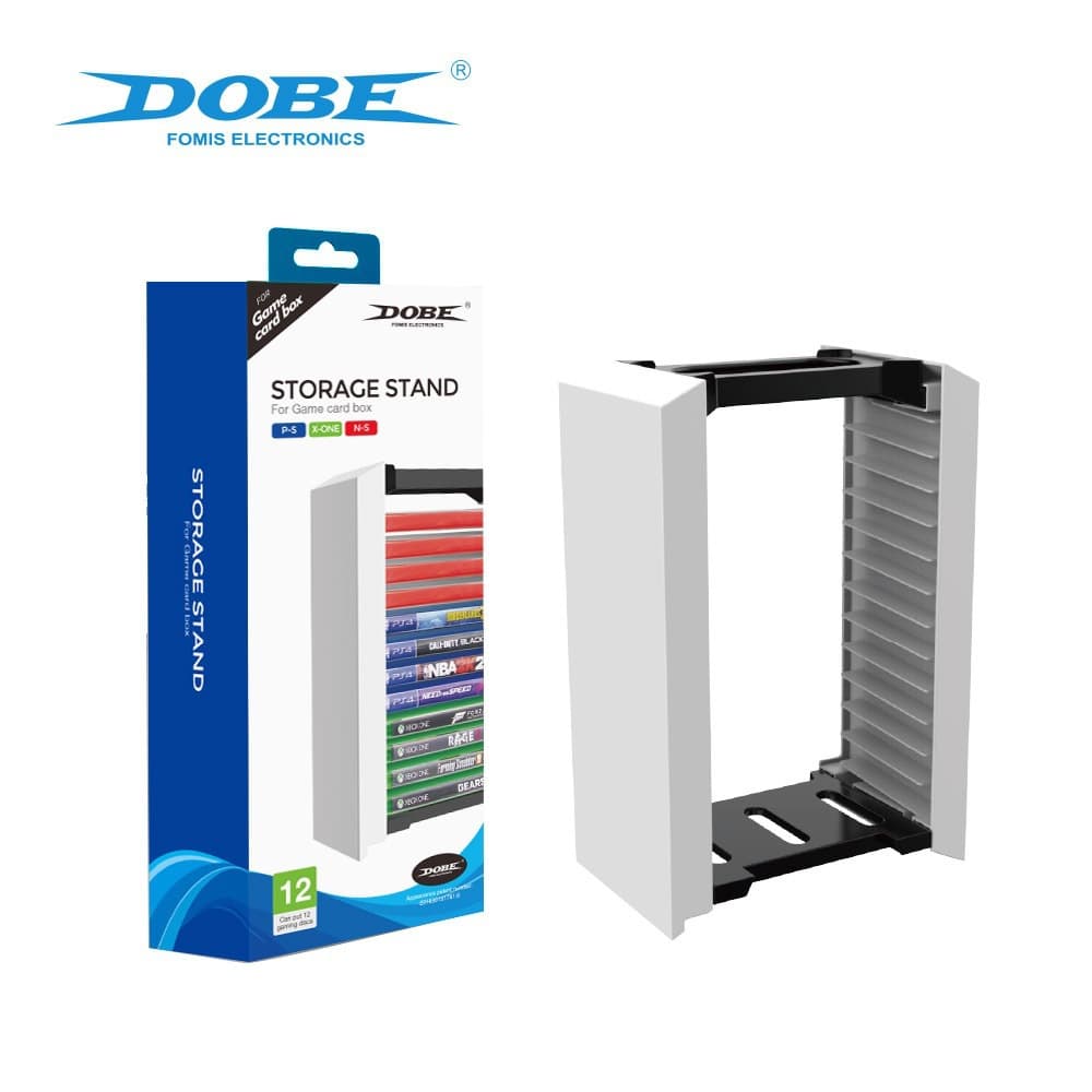 PS5 Xbox One Switch Game Disc Case Holder 12-in-1 Disc Rack Storage Rack TP5-0520