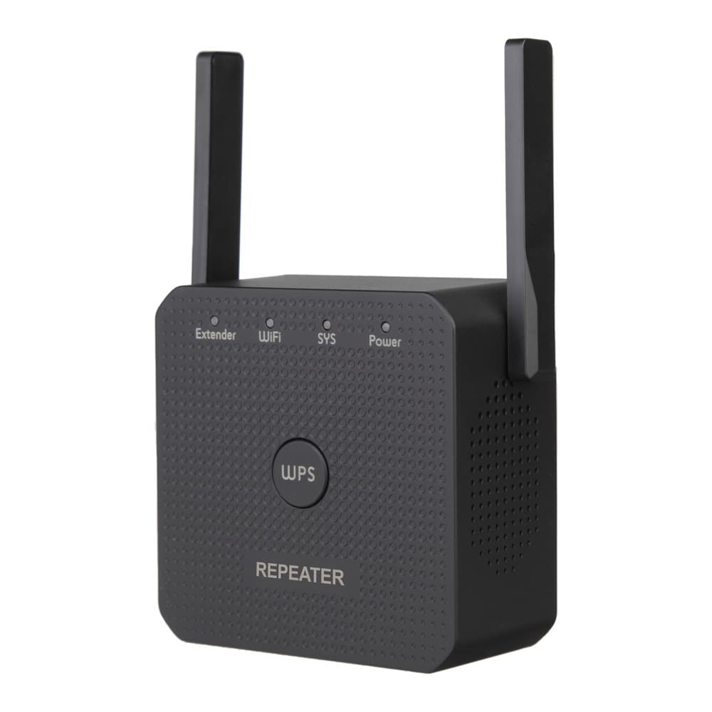 300M Repeater 2.4GHz Band WPS One-Key Connection WiFi Signal Booster Wall-Penetrating Repeater