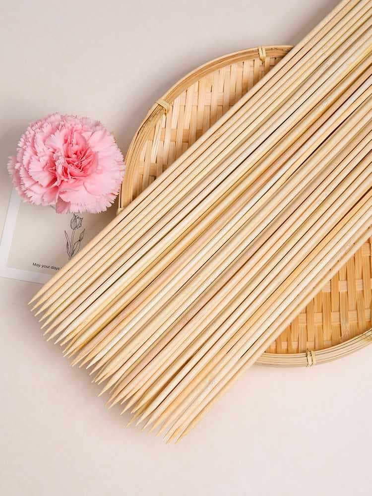 ✅ Bamboo Stick Bouquet Nano Glue Handmade Lollipop Snacks Flower Packaging Sticks Fixed Flower Wrapping DIY Materials