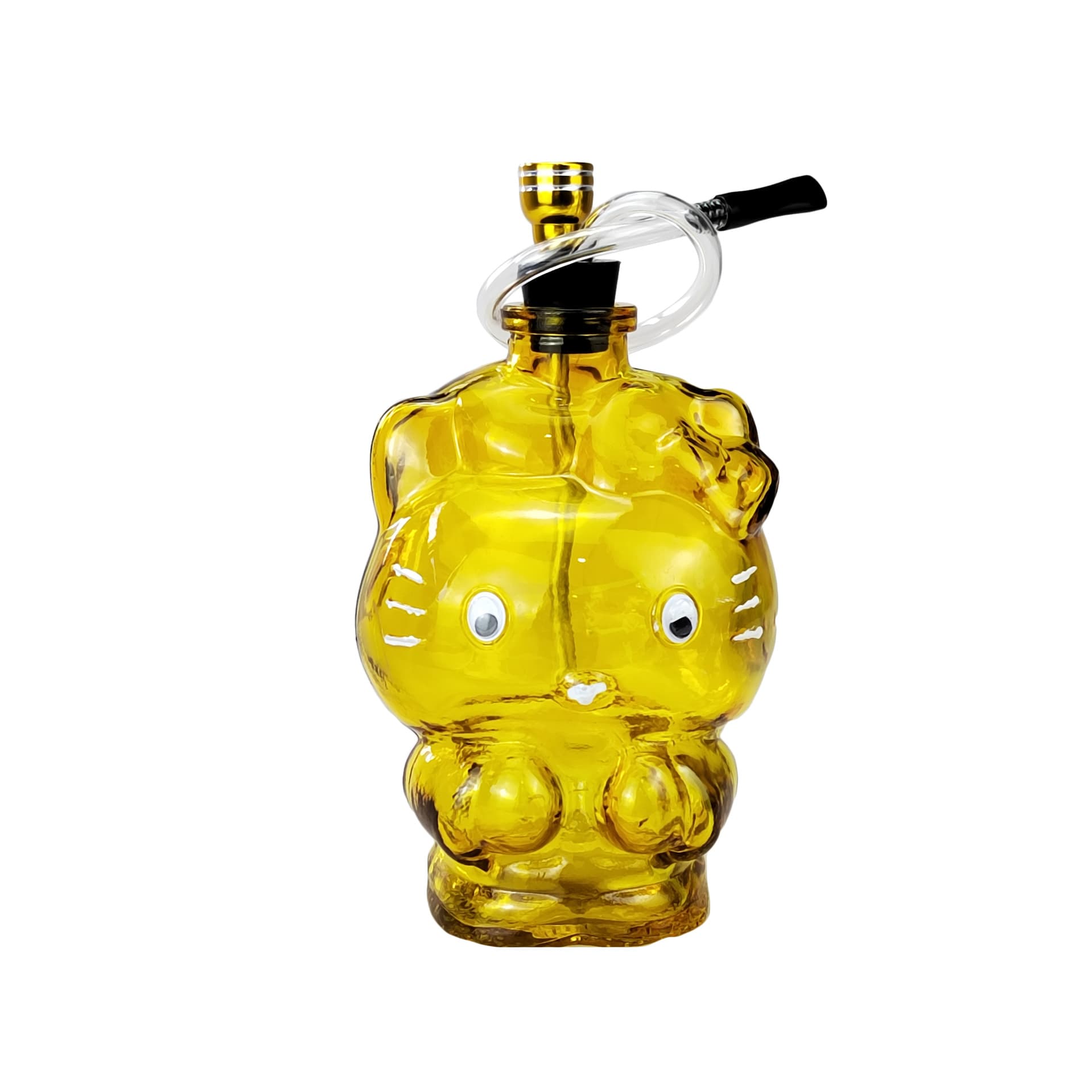 New Kitty Cat Glass Bottle Filter Pipe Creative Glass Bottle Small Pipe Pipe Manufacturer Smoking Accessories Wholesale