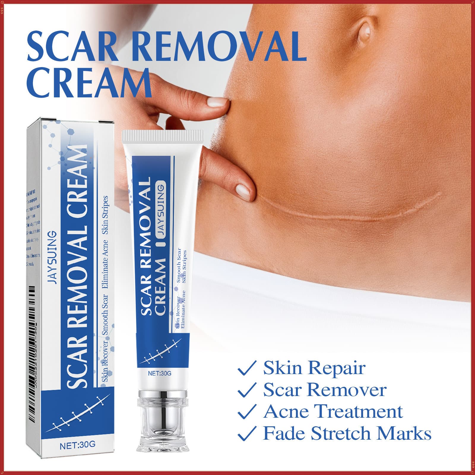 Cross-border Jaysuing Skin Care Cream Smooth Skin Skin Care Repair Cream Silicone Gel Repair Cream