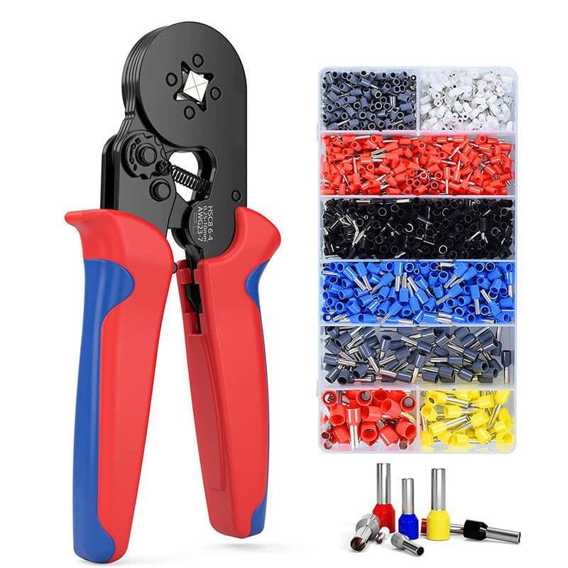 Tubular pin terminal crimping pliers HSC86-4/6-6VE cold-pressed terminal electrician pliers crimping tool