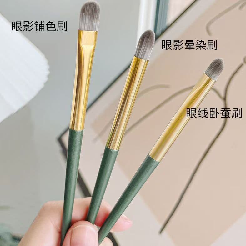 3-Pack Eyeshadow Brush Set Makeup Brushes Fiber Brush Individual Nose Shadow Eyeshadow Brush Cross-Border