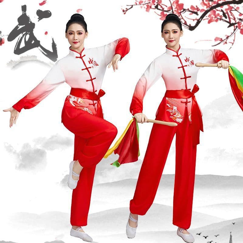 Drum Performance Costume, Dragon and Lion Dance Costume, Waist Drum and Gong Drum Outfit, Yangge Dance Costume, Ethnic Dragon Boat Race Costume, Martial Arts Costume