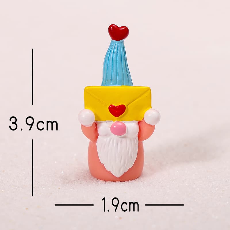 Cross-border Christmas Cute Witch Gnome Santa Claus DIY Decoration Accessories Desktop Figurine