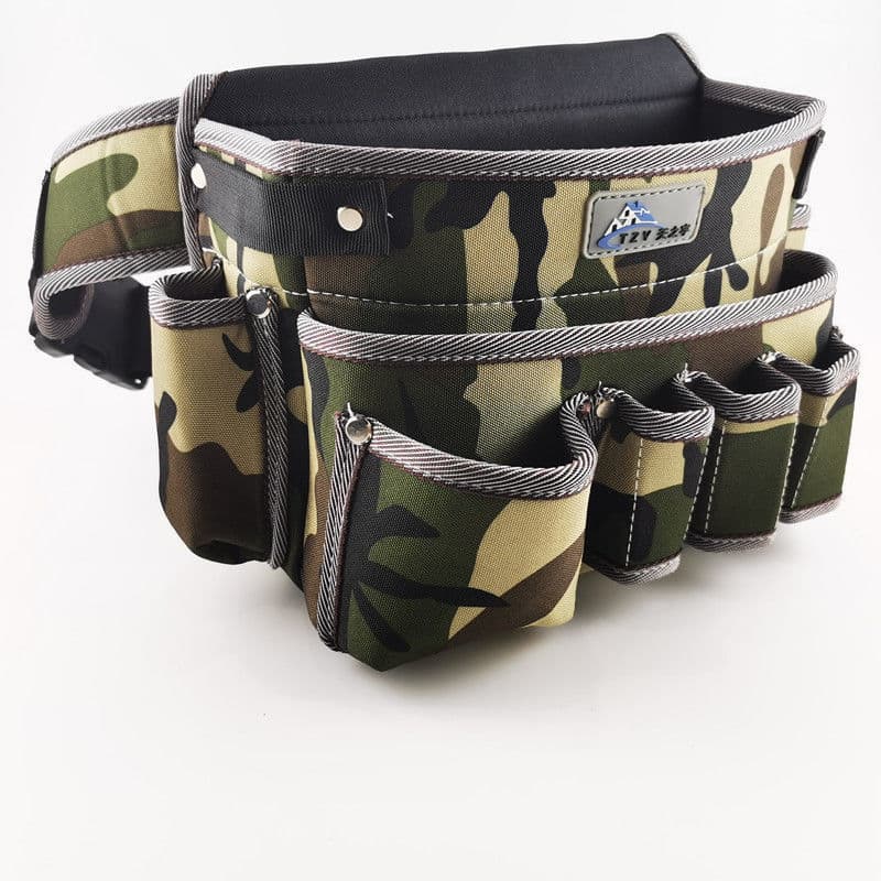 Tianzhiyu Woodworking Tool Bag Multi-functional Waist Bag Electrician Hardware Repair Hanging Oxford Cloth Tool Pouch