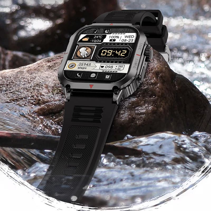 Cross-border ZW66 Smart Watch Bluetooth Call Message Push Reminder Watch Face Download Heart Rate Pedometer Sports Watch