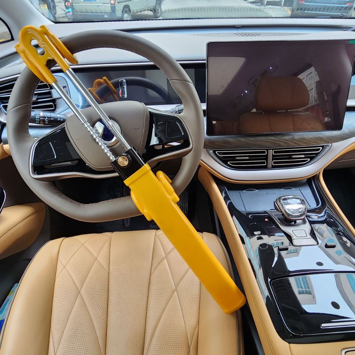 New Amazon hot-selling car steering wheel lock car anti-theft lock vehicle security lock