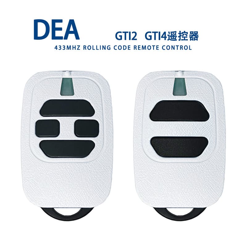 DEA GTI2 GTI4 Garage Door Remote Control Compatible with MIO TR2 TR4 433MHz Rolling Code Remote