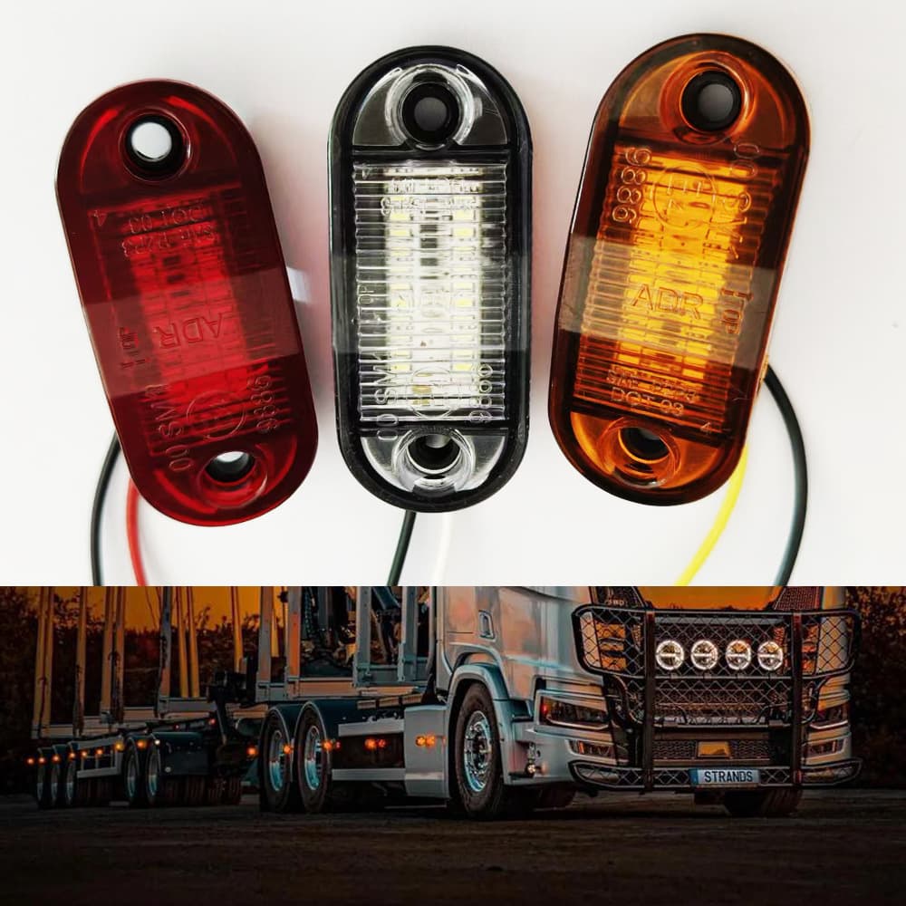 Truck Side Light, 6LED Side Marker Light, Indicator Light, Side Light, LED Light, Ship Signal Light, Vehicle Light