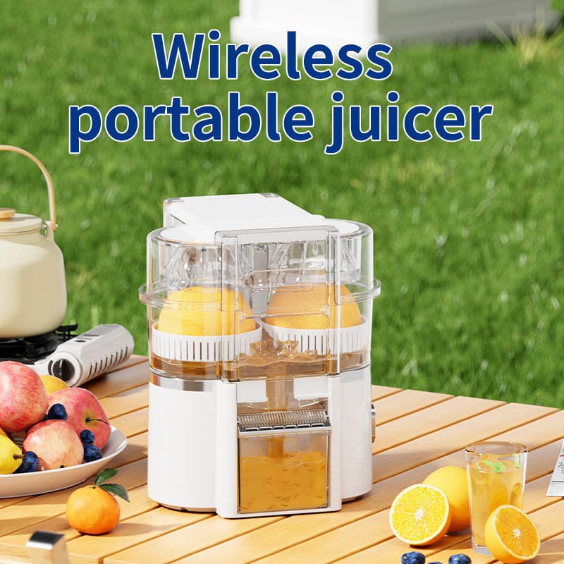 Cross-border New Dual-head Juicer Juice Separation Automatic Lift Orange Juicer Portable Original Juice Machine