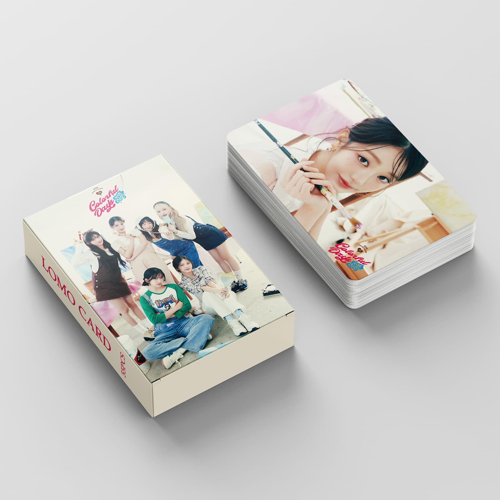 55 in-stock IVE 2025 SEASON'S GREETINGS photo cards Wonyoung Colorful Days