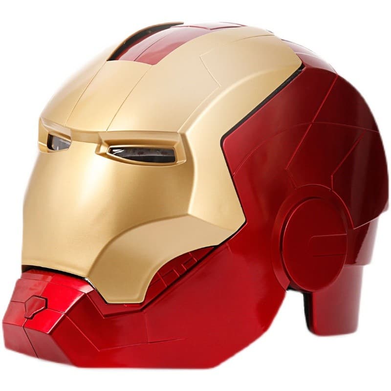 Iron Man Helmet 1:1 Mask Openable Glowing Gloves Adult And Child Model Cosplay Props Plastic Material Customizable Design