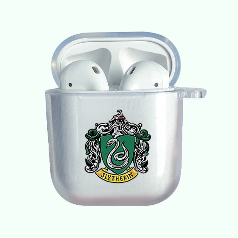 Harry Potter Slytherin Compatible Apple AirPods 4 Case Pro2 Bluetooth Earphone Case 3rd Gen Charm 1/2