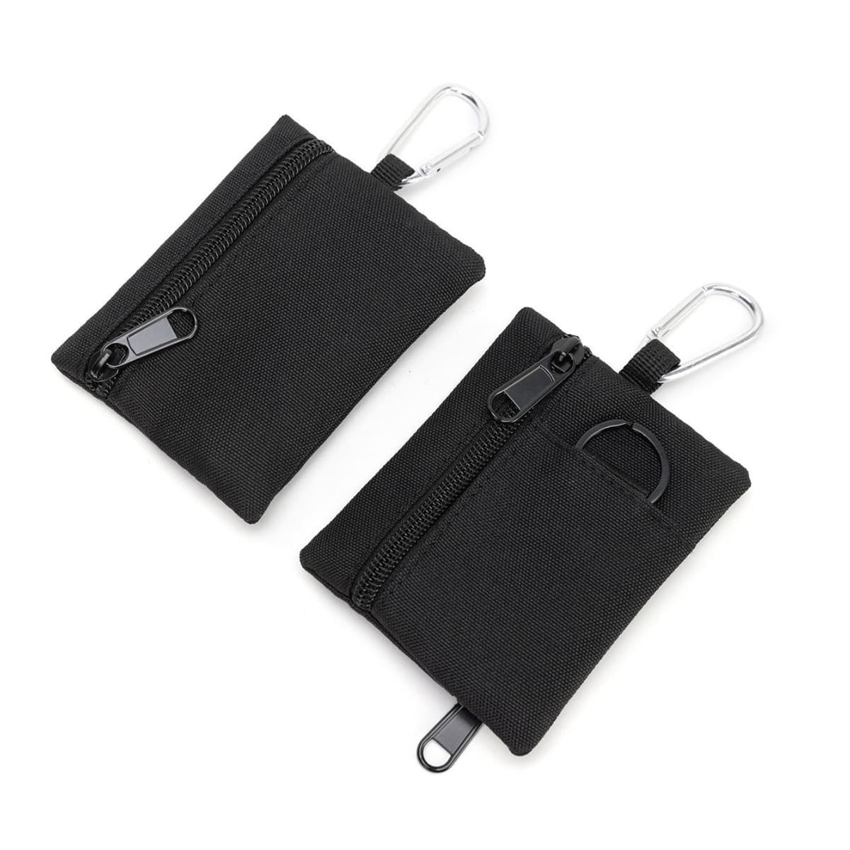 Cross-border simple camping tactics outdoor mountain climbing fishing change coin storage zipper card bag key headset wallet