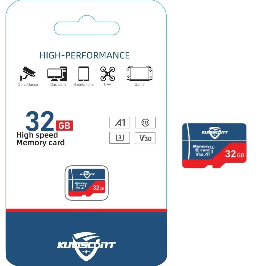 Factory direct sales of 16GB memory cards for cameras, 32GB for mobile phones, 128GB for surveillance cameras, and 64GB TF cards for car dashcams and monitoring systems.
