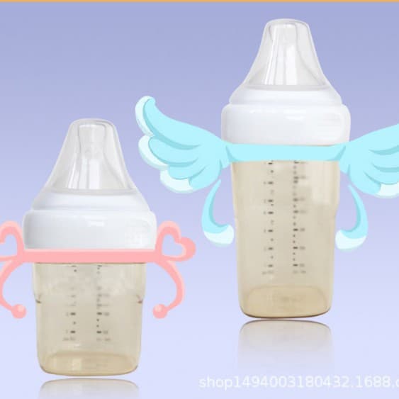 Suitable for square-shaped baby bottles with handles, nipples, silicone straws, baby bottle straps, and bottle caps.
