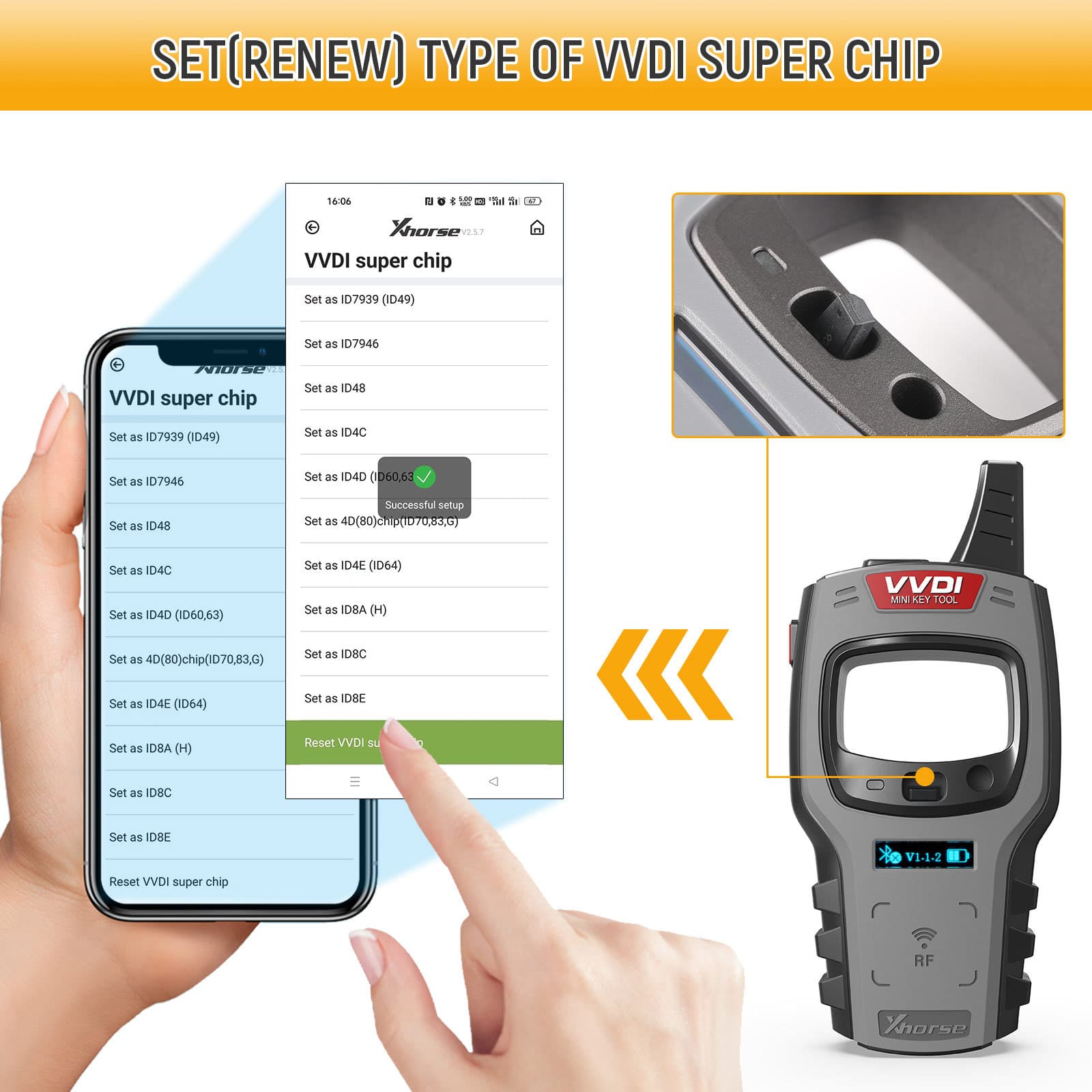 XHORSE VVDI Super Chip XT27A Super Mode Chip for Super Mode Sub Chip