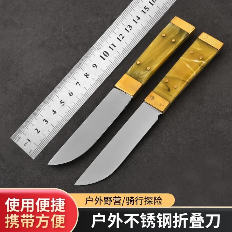 Manufacturer outdoor knife outdoor camping stainless steel folding knife camping survival knife portable multi-purpose knife wholesale