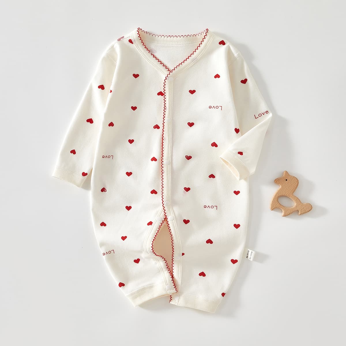 Newborn Baby Romper Spring/Autumn Style Cotton Seamless Bodysuit Cute Infant Clothing