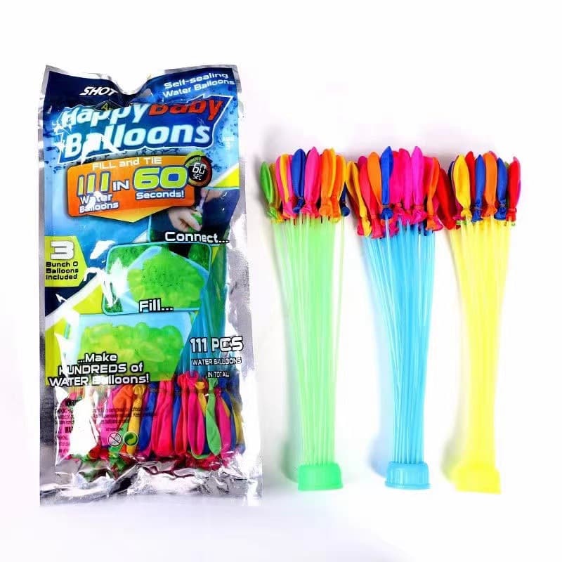 Fast-fill water balloons for water fights, inflatable water balloons, Songkran festival water balloon toys
