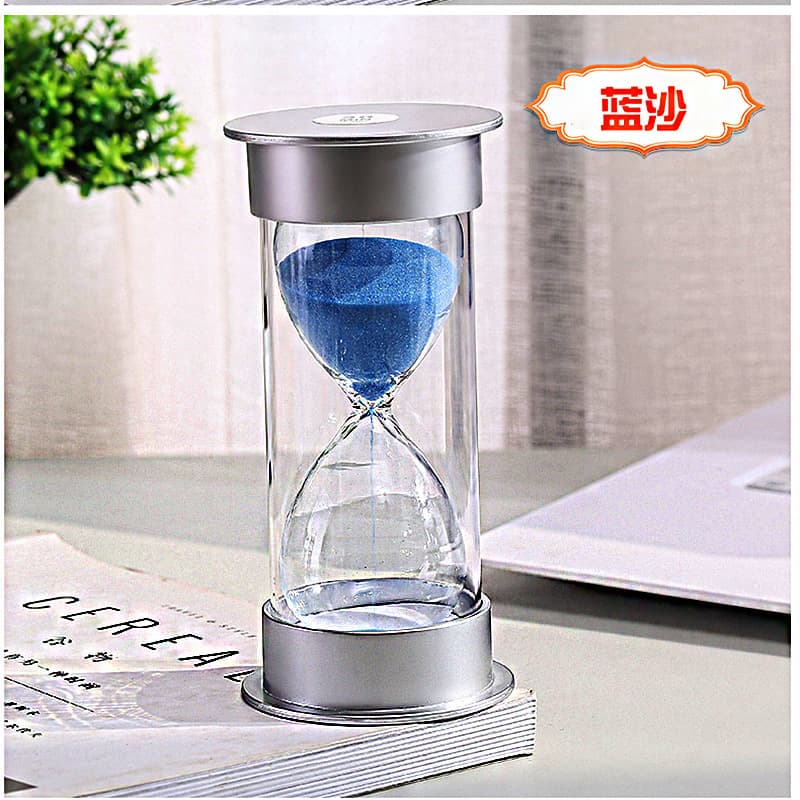 Silver anti-drop hourglass 10/20/30 minute student supplies children's toys office gifts catering printed wholesale