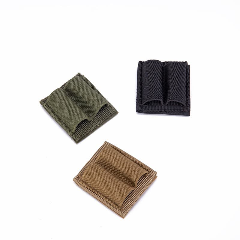 Outdoor 2-hole shotgun patch bag accessories 7.62MM tactical Velcro, bulk tool Velcro, bullet bag