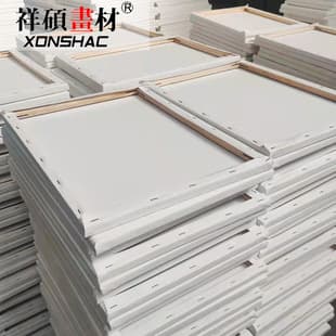 Drop shipping factory wholesale oil painting frames with canvas, pure cotton linen canvas boards, oil painting frames, art materials