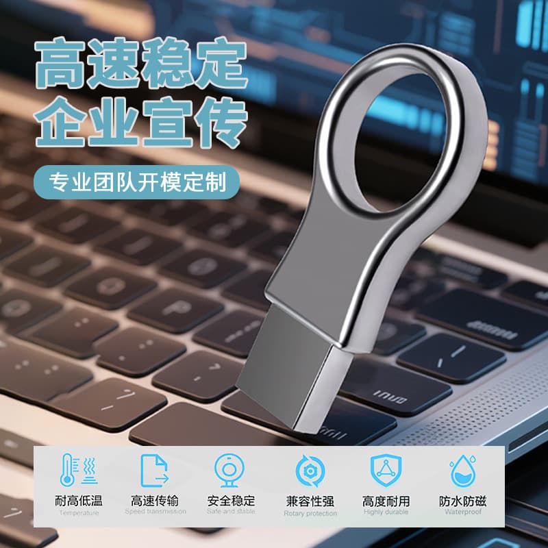 Large USB Drive 128GB High-Speed Flash Drive Storage USB Disk Premium Appearance Custom USB Drive 32G 64G 256G 4G
